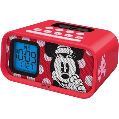  EKids Iron Man Dual Alarm Clock and 30 pin iPod Speaker Dock (MR-H22)