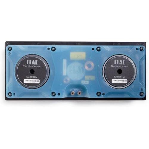  [아마존베스트]ELAC - Debut IW-DC51-W Custom in-Wall Center Channel Speaker (Ea), Black