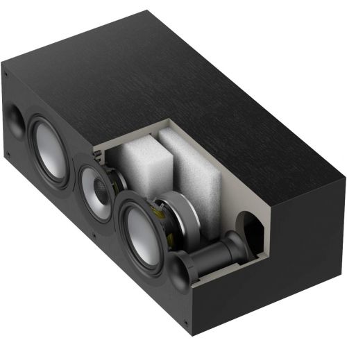  ELAC Uni-Fi 2.0 UC52 Center Speaker (Each), Black (UC52-BK)