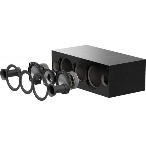  ELAC Uni-Fi 2.0 UC52 Center Speaker (Each), Black (UC52-BK)