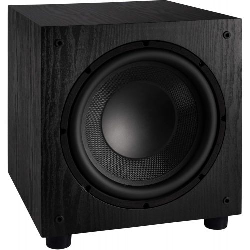  Elac SUB1010 120 Watt 10 Powered Subwoofer, Black, SUB1010-BK