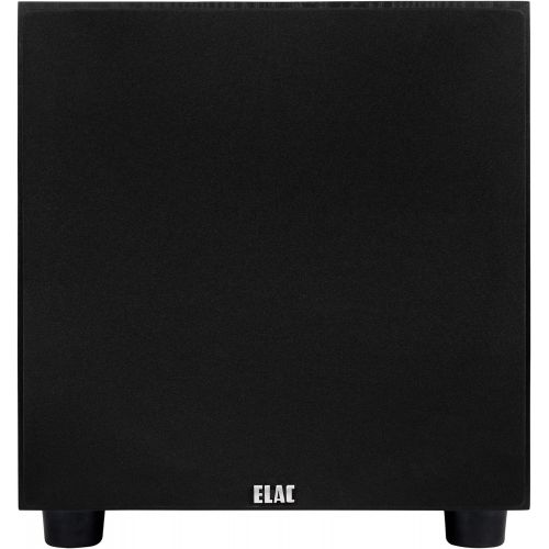  Elac SUB1010 120 Watt 10 Powered Subwoofer, Black, SUB1010-BK