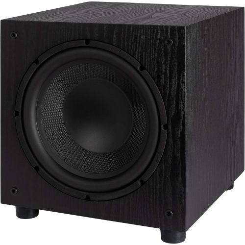  Elac SUB1010 120 Watt 10 Powered Subwoofer, Black, SUB1010-BK