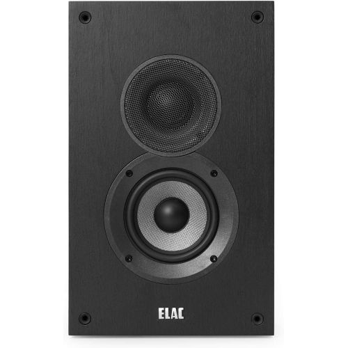  Elac ELAC Debut 2.0 OW4.2 On-Wall Speakers, Black (Pair)