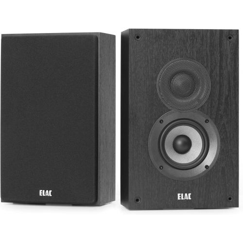  Elac ELAC Debut 2.0 OW4.2 On-Wall Speakers, Black (Pair)