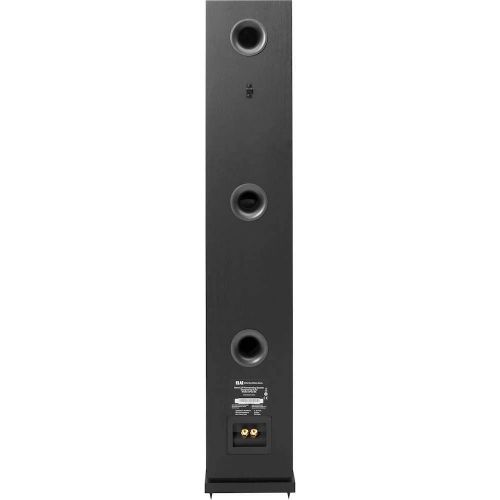  Elac Debut 2.0 F5.2 Floorstanding Speaker, Black (Each)