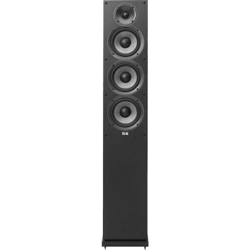  Elac Debut 2.0 F5.2 Floorstanding Speaker, Black (Each)