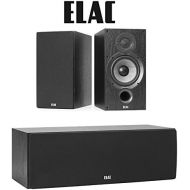 Elac B6.2 Debut 2.0 Bookshelf Speakers (Pair) Debut C6.2 Aramid-Fiber Center-Channel Speaker Bundle