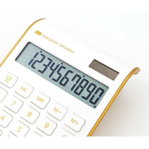  [아마존베스트]ELEAUTO Calculators,10 Digits Dual Powered Desktop Calculator Large LCD Display Slim Calculators