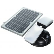 ELEDing eLEDing Solar Powered Microgrid Dual Head LED SMART Lighting 1200lm Dusk to Dawn Capability, for Backyard, Garden, Pathway, Walkway, Security Safety, CCTV illuminating, Flood Spot,