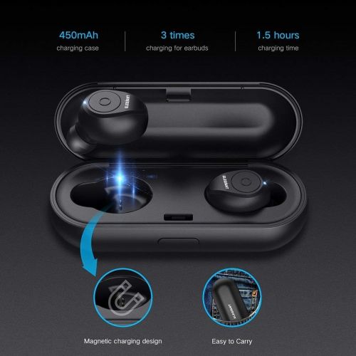  [아마존 핫딜] [아마존핫딜]ELEGIANT Bluetooth Kopfhoerer, TWS True Wireless Kopfhoerer in Ear Bluetooth 4.2 Stereo drahtlos Kopfhoerer Ohrstoepsel Wireless Earbuds Earphone Sport Kopfhoerer kabellos Ohrhoerer mit