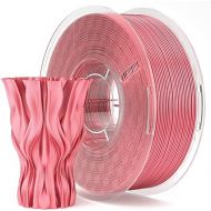 ELEGOO Silk PLA Filament 1.75mm Coral Pink 1KG, Shiny 3D Printer Filament Dimensional Accuracy +/- 0.02mm, 1kg Spool(2.2lbs) Fits for Most FDM 3D Printers