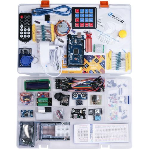  [아마존 핫딜]  [아마존핫딜]ELEGOO Mega2560 Starter Kit fuer Arduino Projekt Ultimate Starter Kit mit Deutschem Tutorial, MEGA2560 R3 Mikrocontroller und viel Elektronik Zubehoere