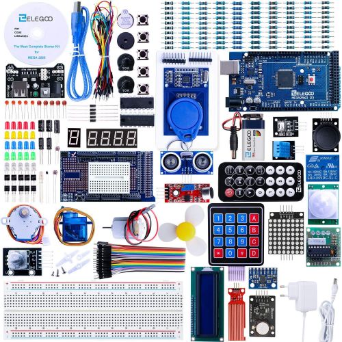  [아마존 핫딜]  [아마존핫딜]ELEGOO Mega2560 Starter Kit fuer Arduino Projekt Ultimate Starter Kit mit Deutschem Tutorial, MEGA2560 R3 Mikrocontroller und viel Elektronik Zubehoere