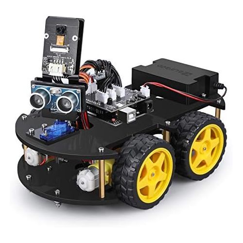  [아마존베스트]ELEGOO UNO R3 Project Smart Robot Car Kit V 3.0 Plus with UNO R3, Line Tracking Module, Ultrasonic Sensor, IR Remote Control etc. Intelligent and Educational Toy Car Robotic Kit fo