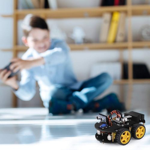  [아마존베스트]ELEGOO UNO R3 Project Smart Robot Car Kit V 3.0 Plus with UNO R3, Line Tracking Module, Ultrasonic Sensor, IR Remote Control etc. Intelligent and Educational Toy Car Robotic Kit fo