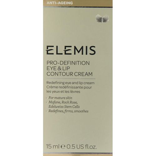  ELEMIS Pro-Definition Eye and Lip Contour Cream, Lift Effect Firming Eye and Lip Cream, 0.5 fl. oz.