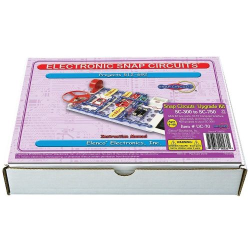  ELENCO Snap Circuits UC-70 Upgrade Kit Converts SC-300 to SC-750 Ages 8+