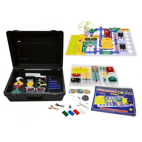  ELENCO SCC-350 Snap Circuits Deluxe:Light & Sound Combo Kit Ages 8+