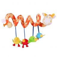 ELENKER Giraffe Baby Crib Toy from Wrap Around Crib Rail Toy or Stroller Toy Favorite Baby Toys
