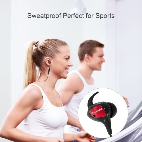  ELEPAWL Active Noise Cancelling Bluetooth Earbuds, Elepawl EP9 Wireless Headphones In Ear Sport Headset with Mic 6 Hours Playtime Volume Control for iPad iPhone Samsung PC Laptop Tablet Sm