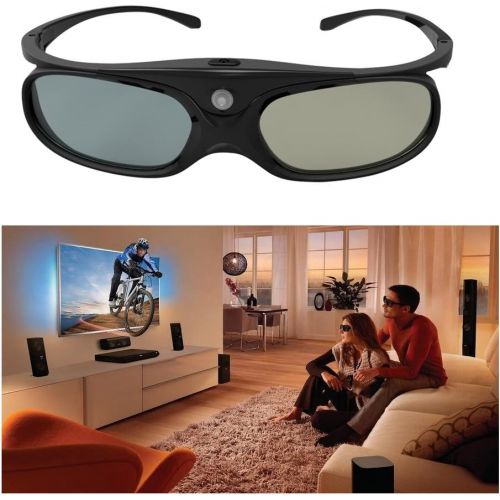  [아마존베스트]DLP Link 3D Glasses, ELEPHAS 144Hz Rechargeable Active Shutter Eyewear for Most DLP-Link 3D Projectors- Acer, ViewSonic, BenQ Vivitek, Optoma, Panasonic, Dell, Viewsonic (4 Pack)