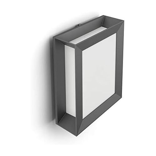  ELHURT Philips myGarden Karp 172939316 Outdoor LED Wall Light Aluminium 6 W Grey