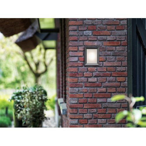  ELHURT Philips myGarden Karp 172939316 Outdoor LED Wall Light Aluminium 6 W Grey