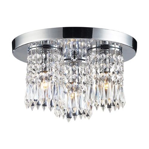  ELK Elk 19903 3-Light Flush Mount In Polished Chrome