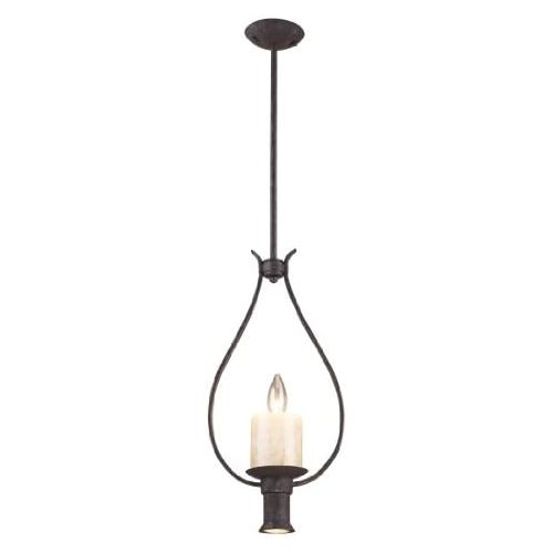  ELK Elk 140041+1 Cambridge 1+1 Light Pendant In Moonlit Rust