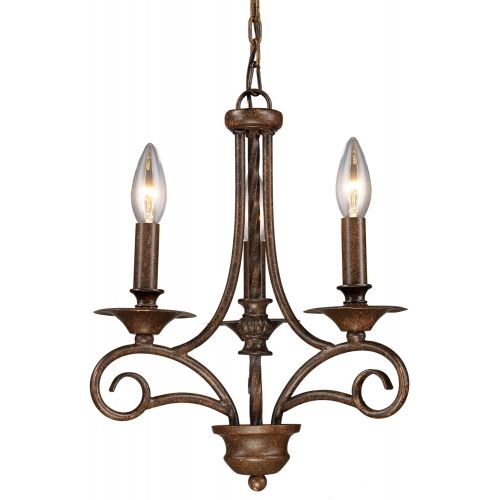  ELK Elk 150413 Gloucester 3-Light Chandelier In Antique Bronze