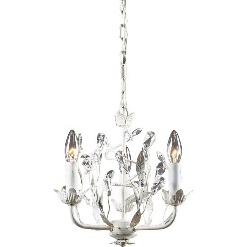  ELK Elk Lighting 181123 Circeo Three Light Chandelier, Antique White