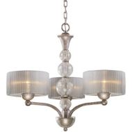 ELK Elk 200083 Alexis 3-Light Chandelier In Antique Silver