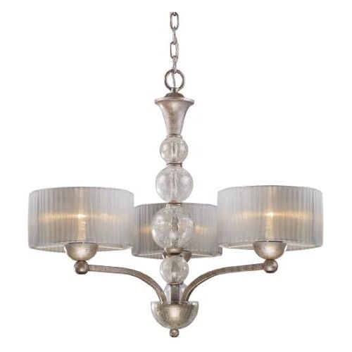  ELK Elk 200083 Alexis 3-Light Chandelier In Antique Silver