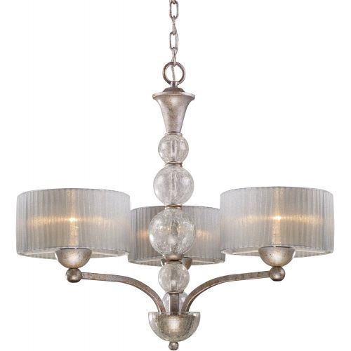  ELK Elk 200083 Alexis 3-Light Chandelier In Antique Silver