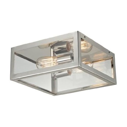  ELK Elk Lighting 312112 Parameters Two Light Semi-Flush, Polished Chrome