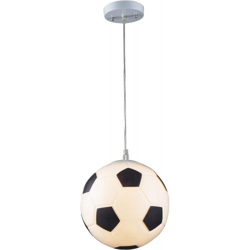 ELK Elk 51231 1-Light Soccer Ball Pendant In Silver