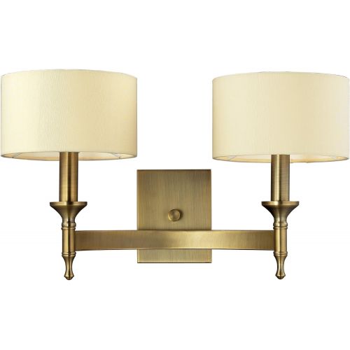  ELK Elk Lighting 102612 Pembroke Two Light Wall Sconce, Antique Brass