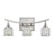 ELK Elk Lighting 17131/3 Matrix Three Light Bath Bar, Satin Nickel