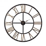 Sterling Roman Numeral Open Back Metal Wall Clock