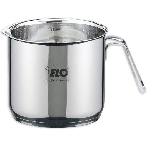  ELO 90944 Achat Milchtopf mit Ausguss, Edelstahl, silber, 14 x 12 cm