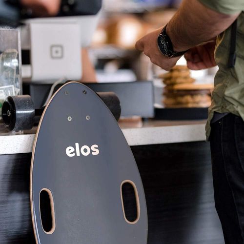  ELOS Skateboard Complete Lightweight - Mini Longboard Cruiser Skateboard Built for Beginners and Urban commuters. Gift Ready, Bagged. Wide and Stable Skateboard Deck. Campus Board.