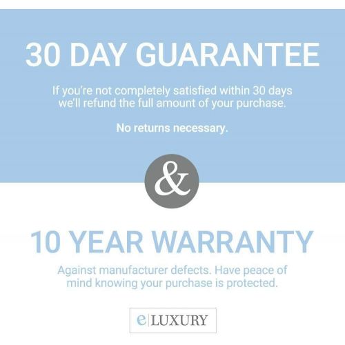  [아마존핫딜][아마존 핫딜] ELuxurySupply eLuxurySupply Premium Waterproof Mattress Protector - Mattress Cover Made with Oeko Tex Technology - Protection from Liquids and Dust Mites - Machine Washable Hypoallergenic Pad, Q