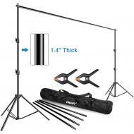 [아마존 핫딜]  [아마존핫딜]EMART Emart Photo Video Studio Backdrop Stand, 10 x 12ft Heavy Duty Adjustable Photography Muslin Background Support System Kit