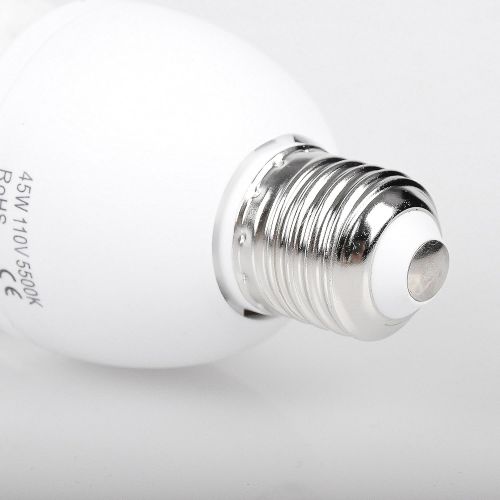  Emart Full Spectrum Light Bulb, 2 x 45W 5500K CFL Daylight for Photography Photo Video Studio Lighting