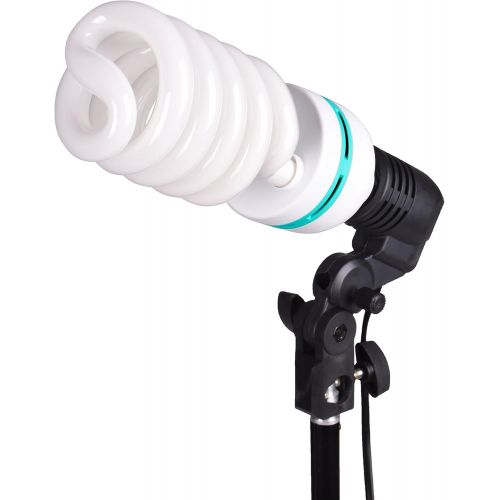  [아마존베스트]Emart Full Spectrum Light Bulb, 2 x 105W 5500K CFL Daylight for Photography Photo Video Studio Lighting