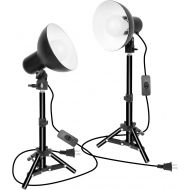 [아마존베스트]Emart 2 x 15W Table Top Photography Studio LED Lighting Kit with Light Stand Tripod