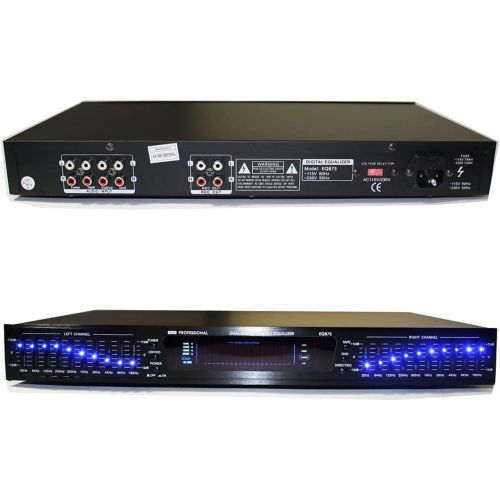  EMB - Eqb75 - Dual 10 Band Stereo Equalizer With Spectrum Analyzer