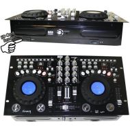 EMB - EB9005MX - NEW Professional DUAL CDUSBSDMP3 Mixer CDJ Scratch Player!