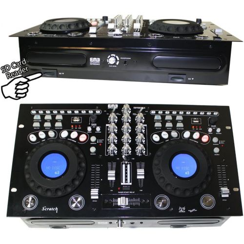  EMB - EB9005MX - NEW Professional DUAL CDUSBSDMP3 Mixer CDJ Scratch Player!